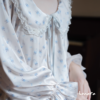 Rosette Dream – Soft Silky Princess Sleepwear