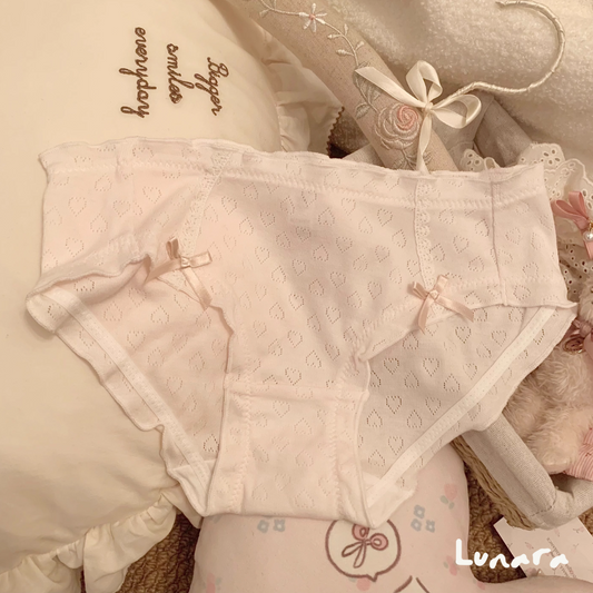 Peach Puff – Soft Baby Cotton Lace Panties