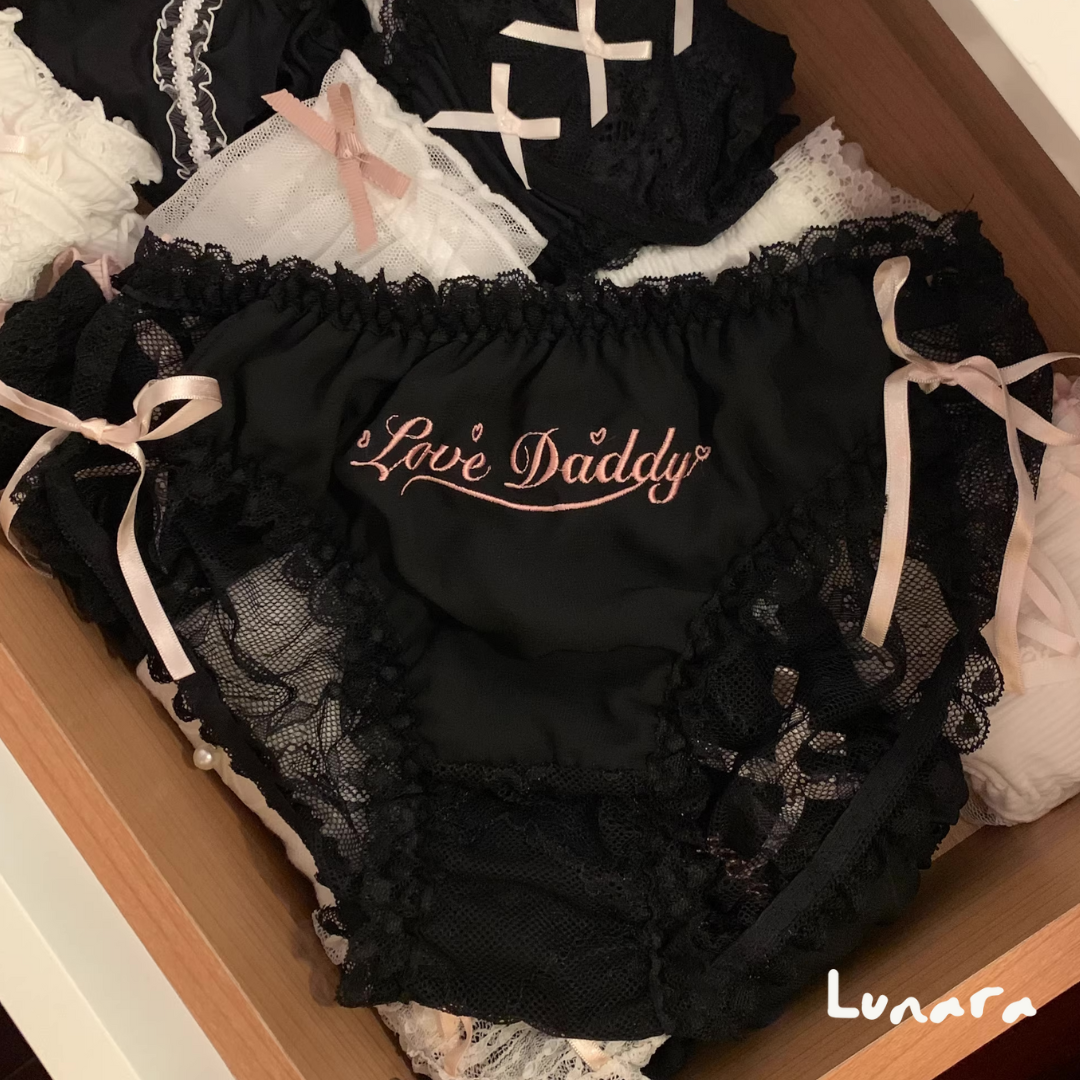 Black & Pink – Lolita Lace Panties