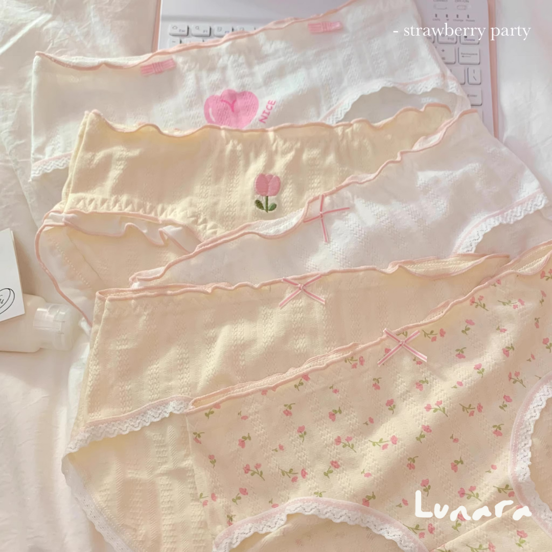 Tulip Bloom – Soft Baby Cotton Lace Panties