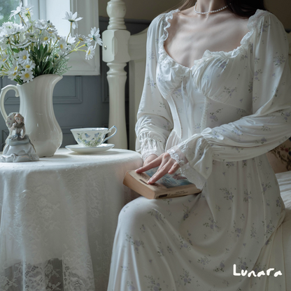 Silky Bloom - Elegant Lace Sleepwear